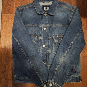 BDG Blue Lightweight Shirt Jacket Classic Design